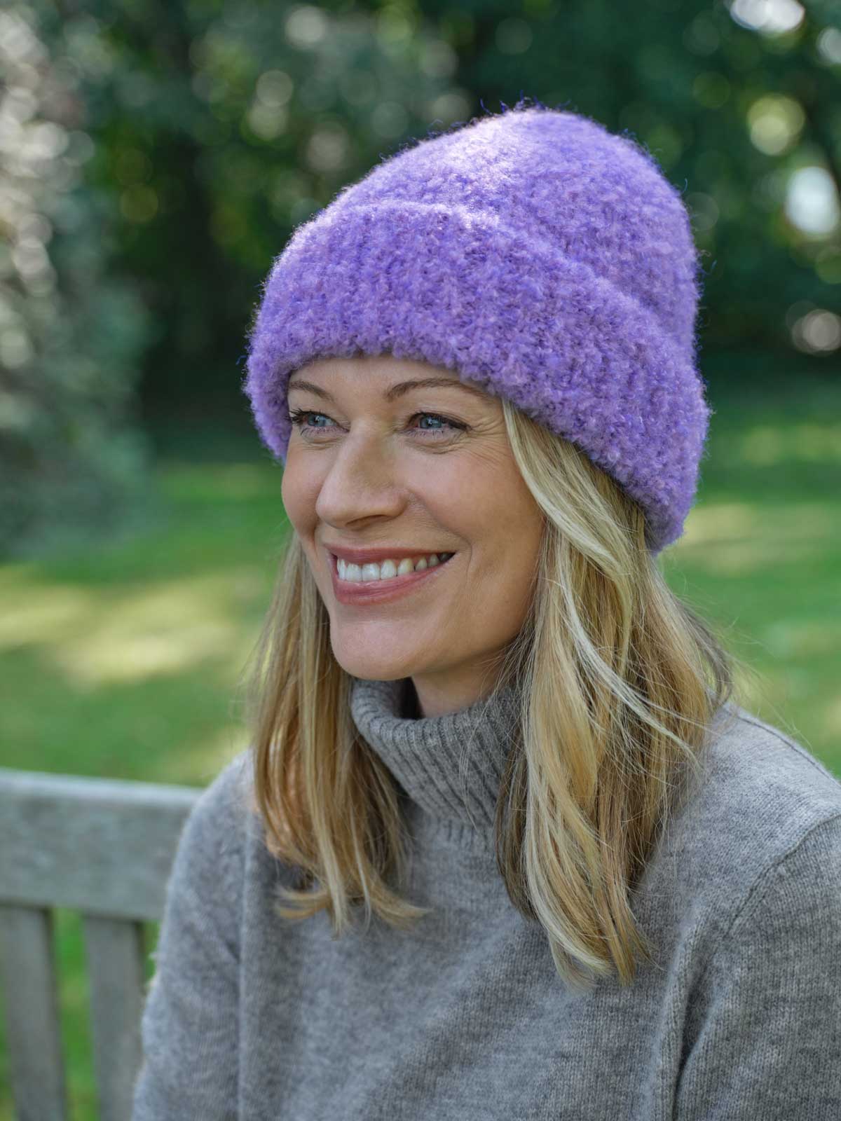 Boucle Hat - Purple