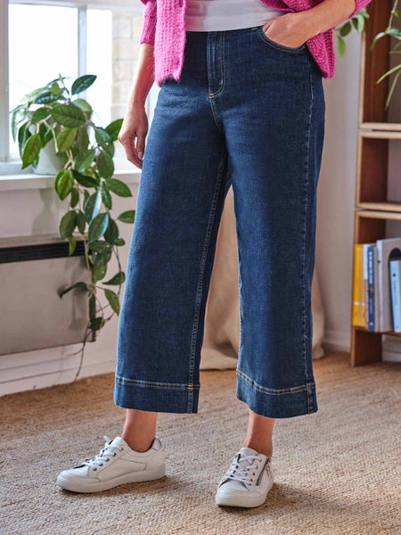 Standards & Practices Release Hem Denim Culottes | Nordstrom | Jeans for  big thighs, Best jeans for women, Best jeans