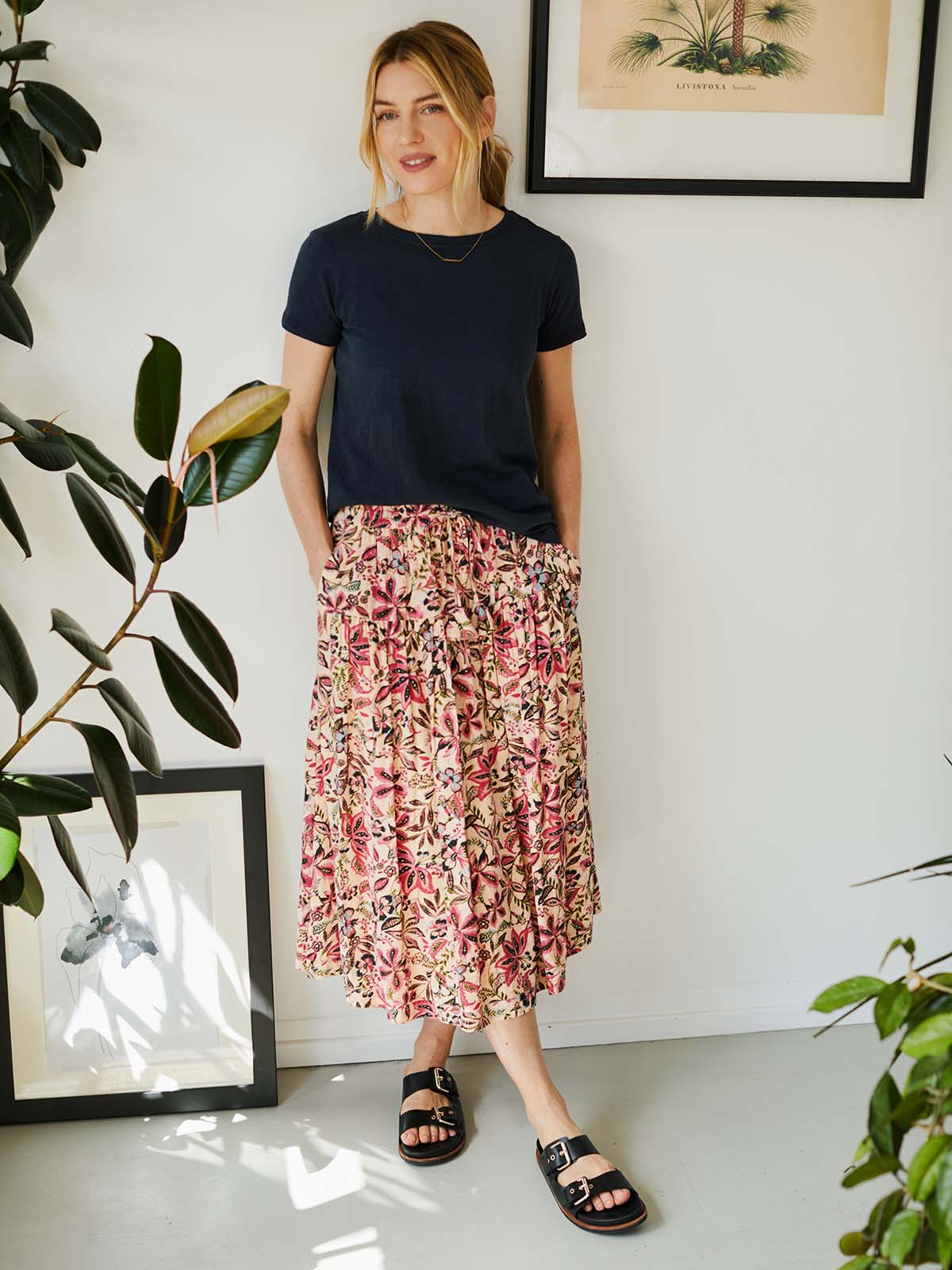 Faye Lenzing™ Ecovero™ Dobby Skirt - Faded Rose Pink