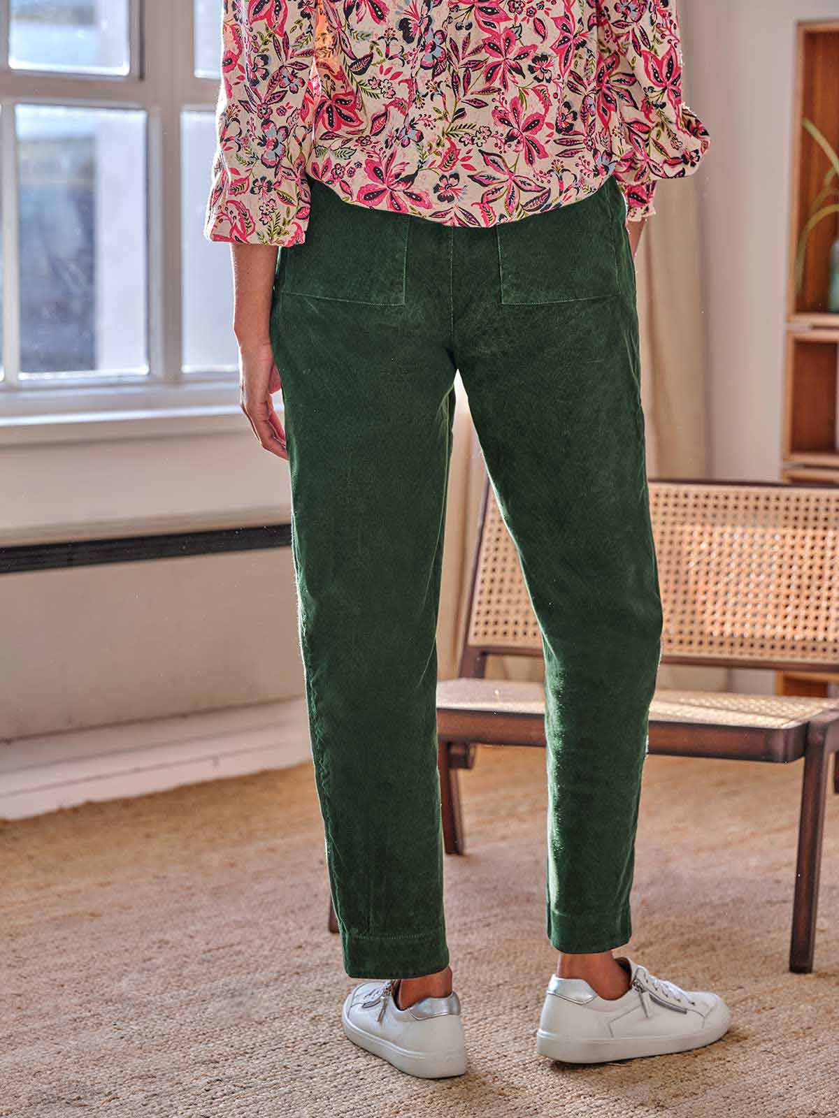Buy Rare Rabbit Forest Green Pleated Trousers for Men Online @ Tata CLiQ