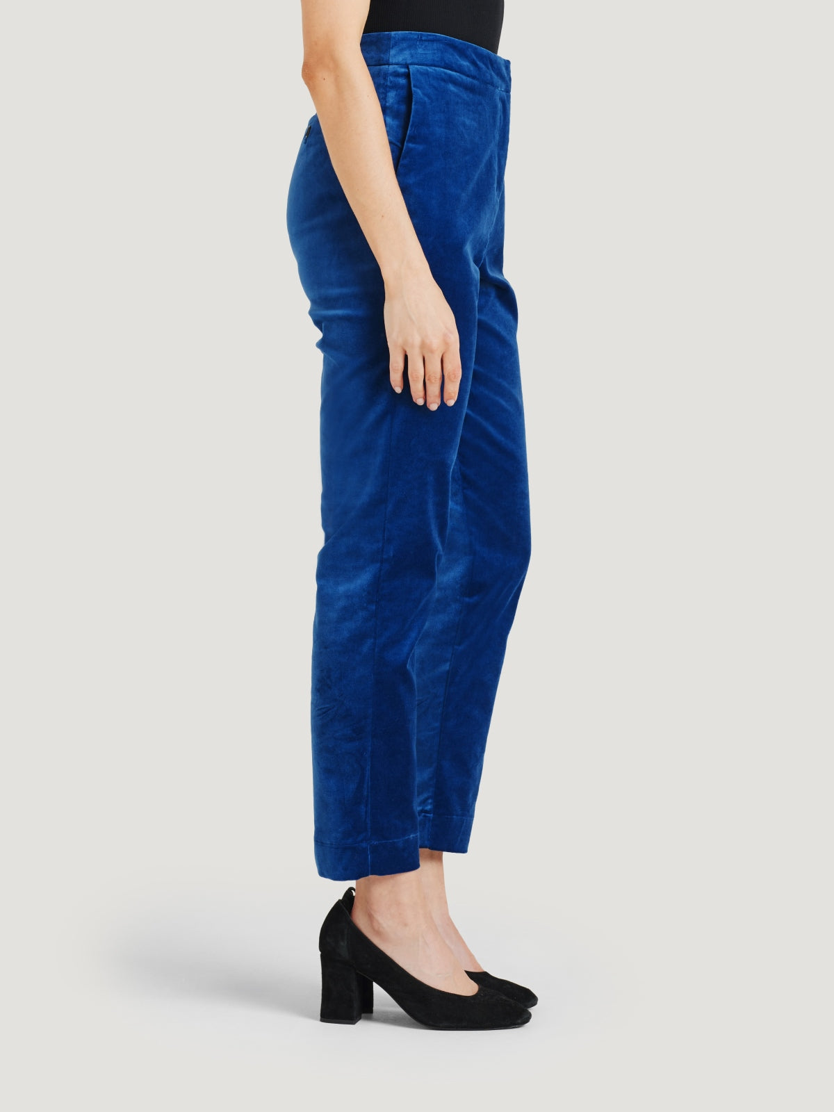 Victoria Beckham ALINA TROUSER - Trousers - sapphire blue/dark blue -  Zalando.co.uk