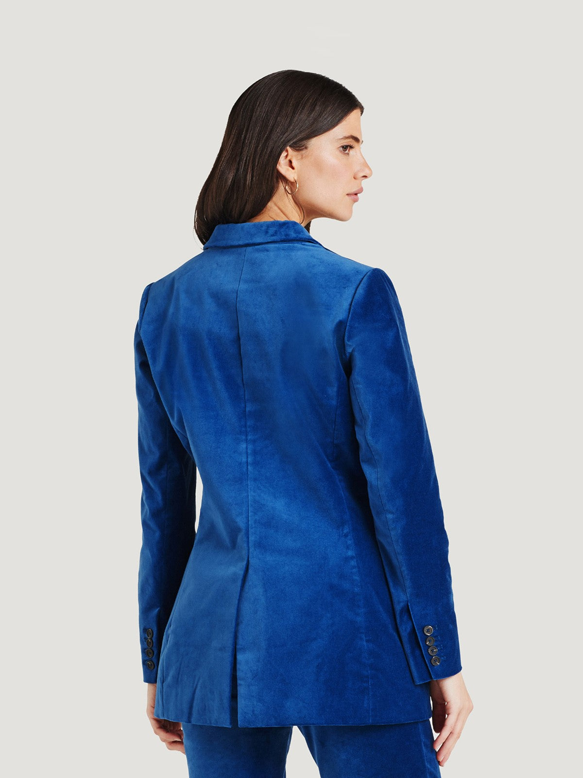 Light blue velvet discount jacket