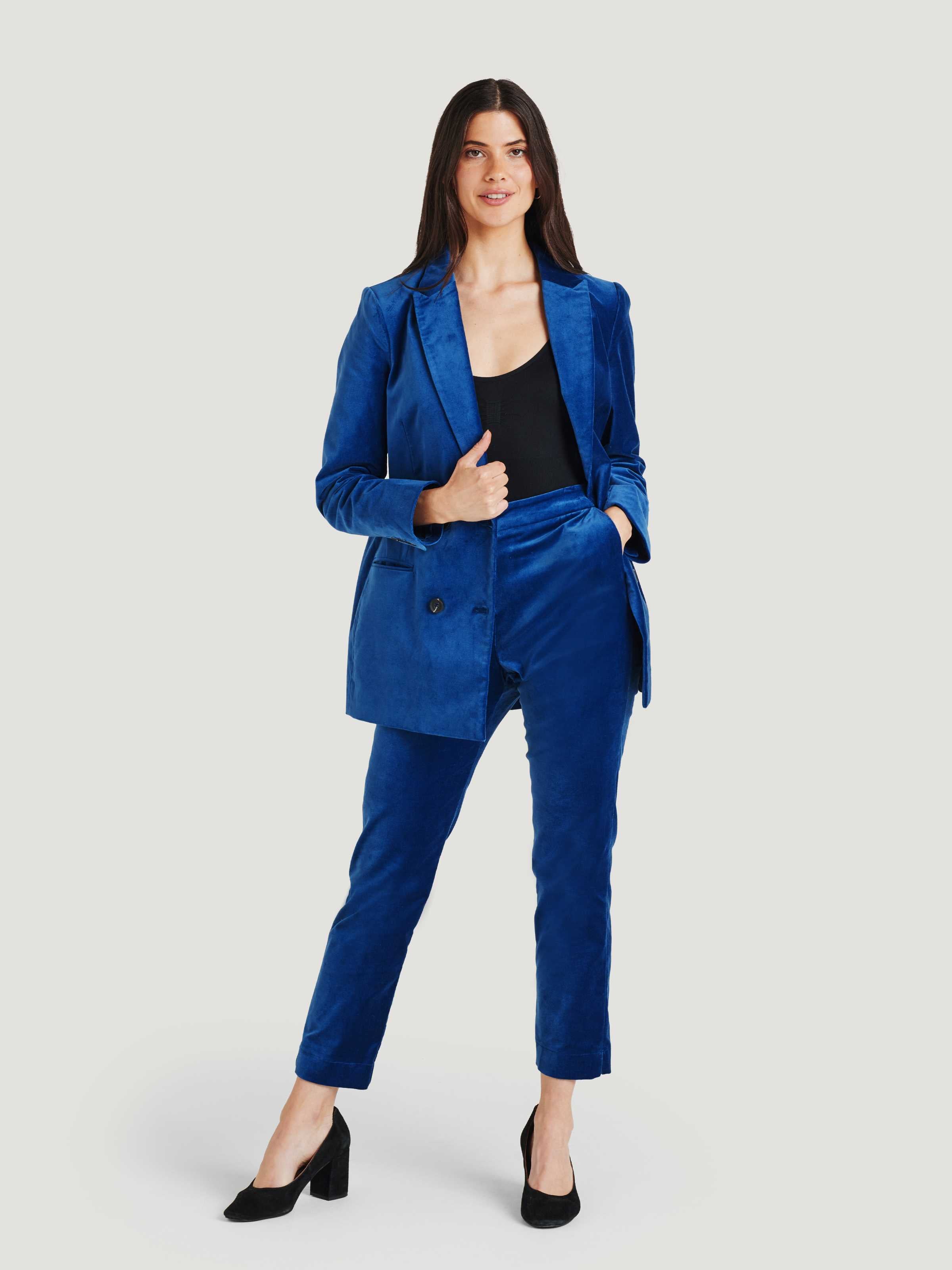 Velvet jacket womens on sale clothing