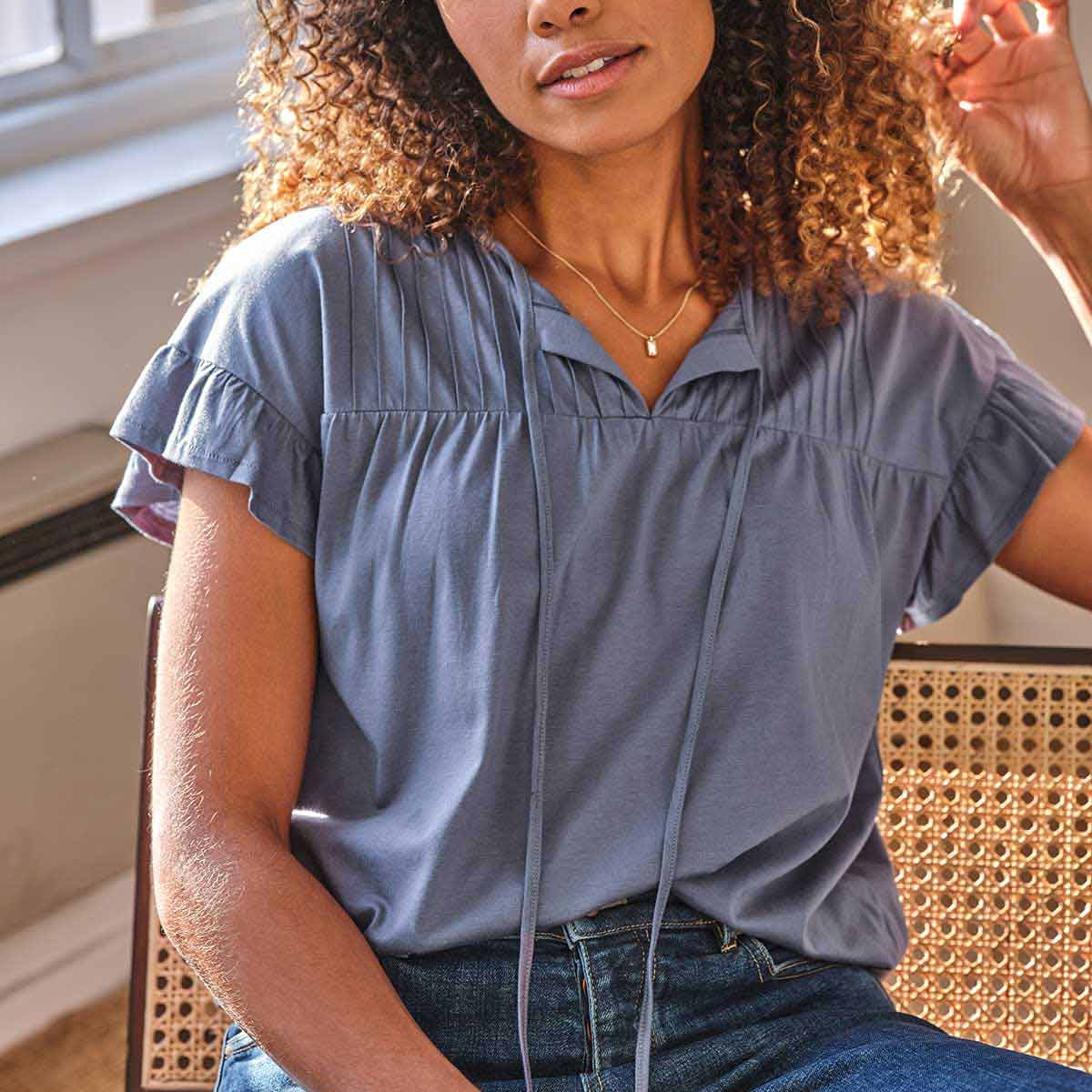 Linen/Organic Cotton Tank Top