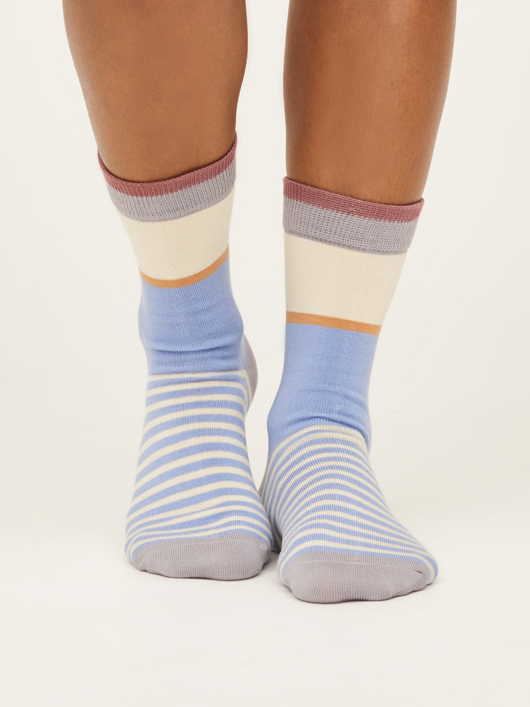 Spot And Stripe Box Of 4 Socks - Multi