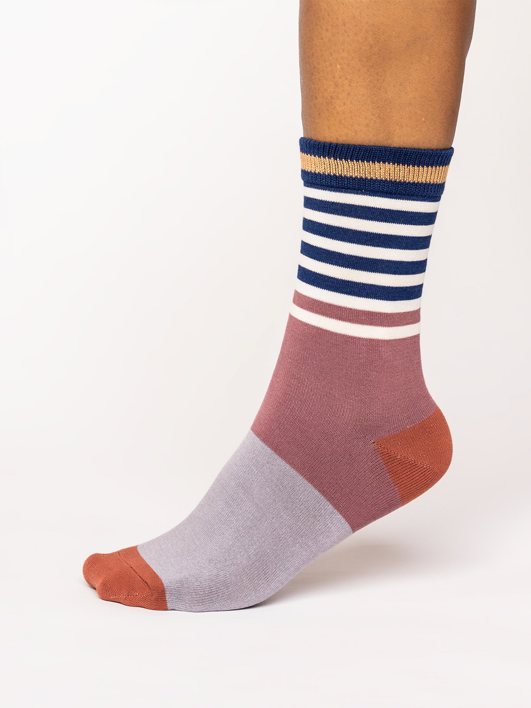 Spot And Stripe Box Of 4 Socks - Multi