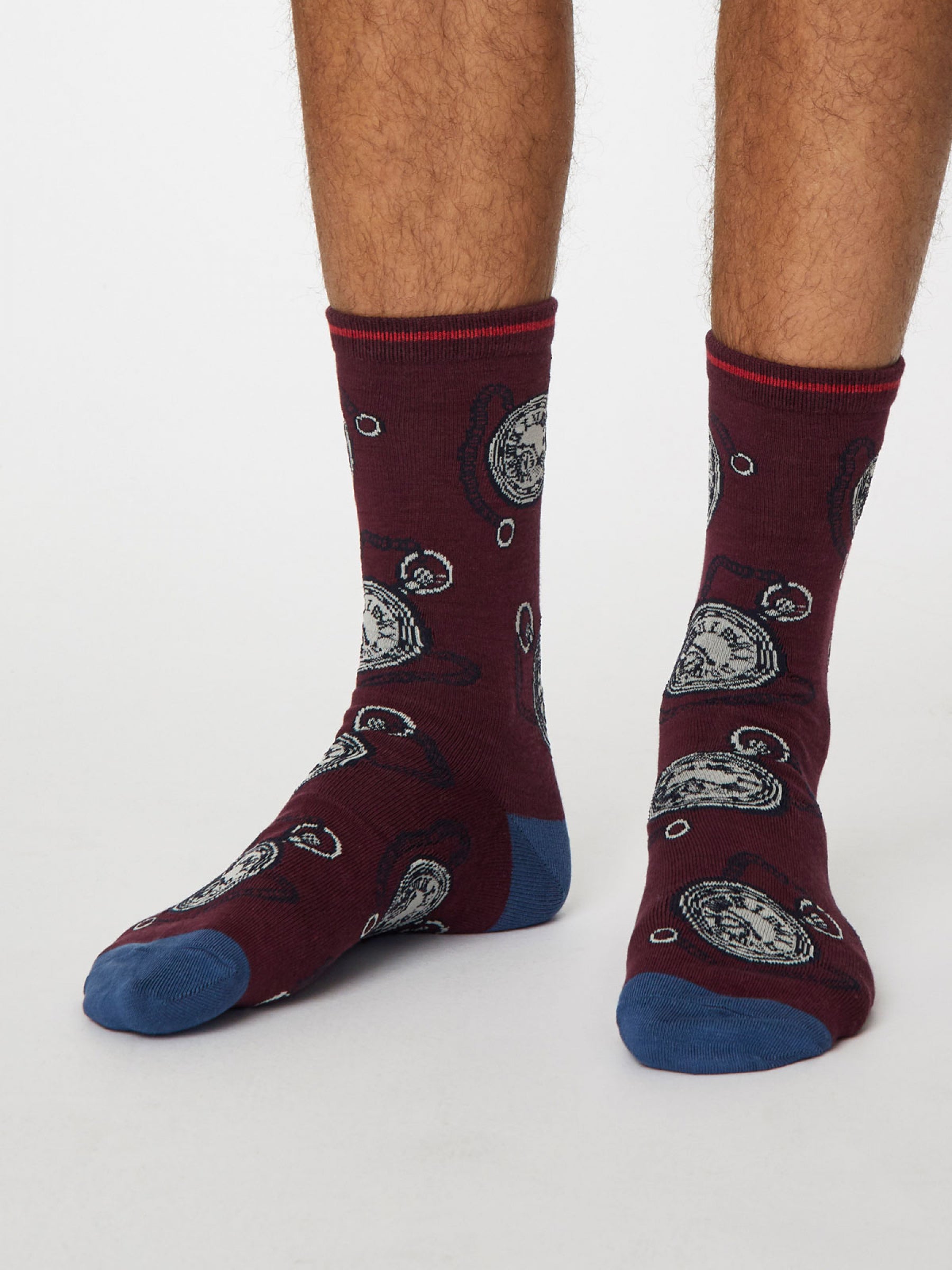 Momento Socks - Wine Red