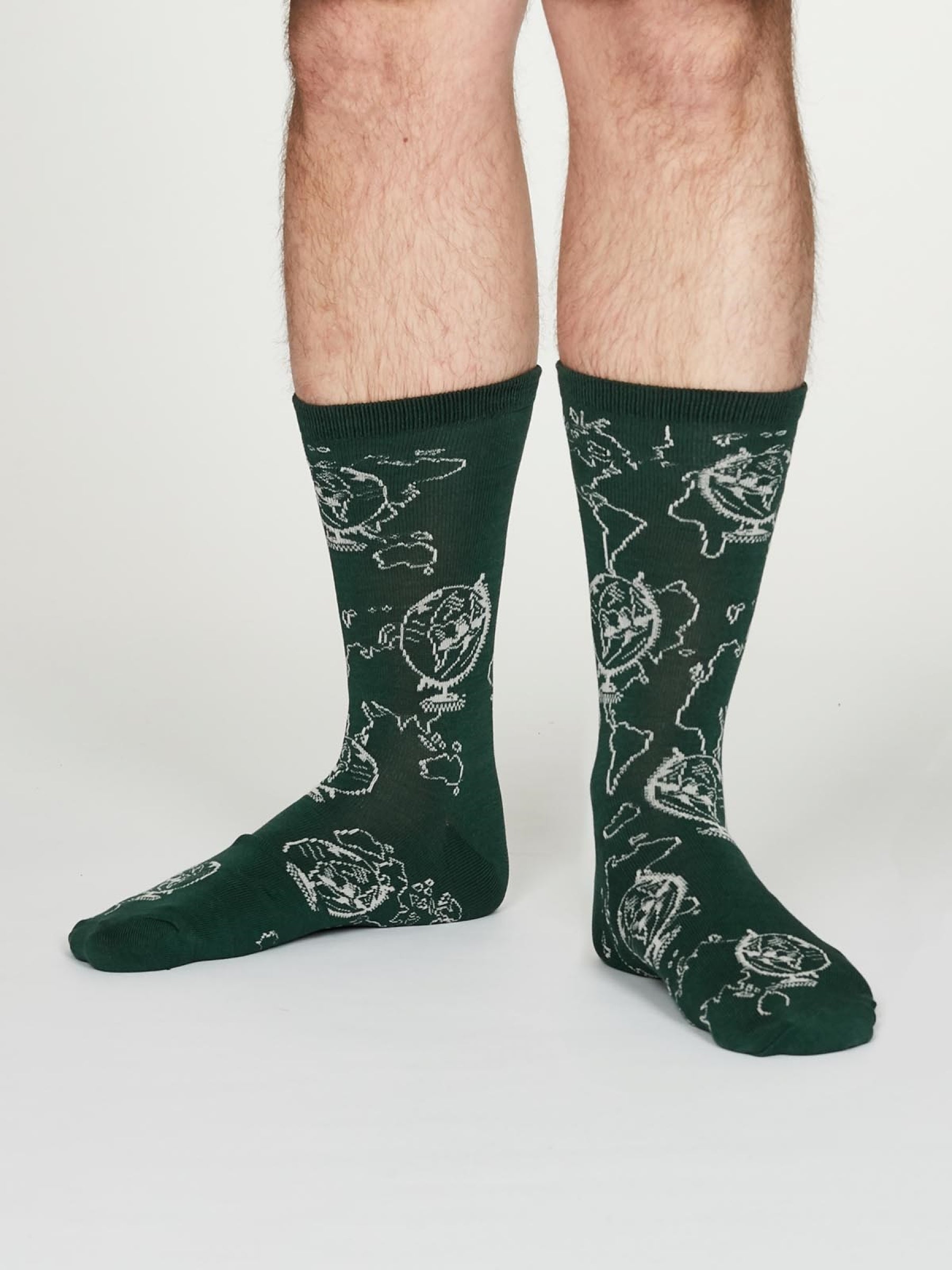 Thaddens Socks - Forest Green