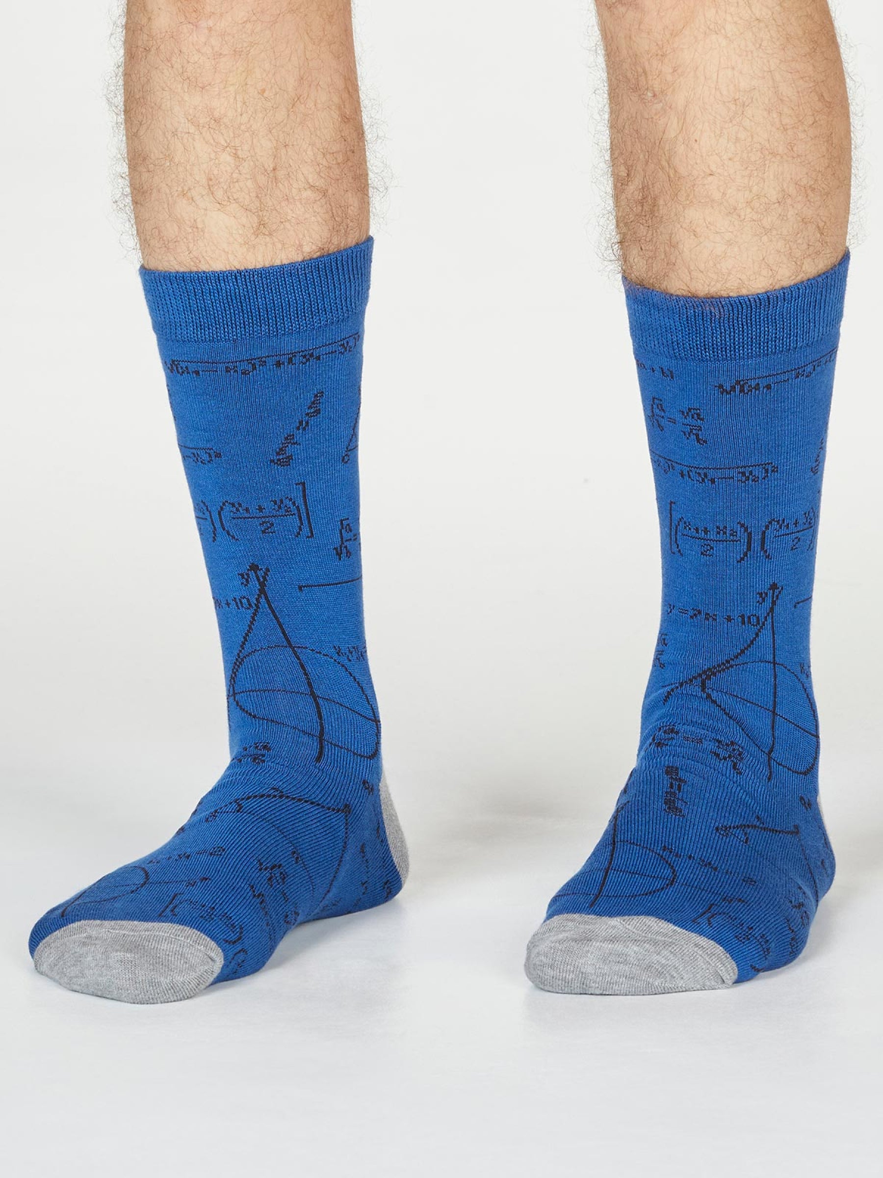 Theron Algebra Socks - Cobalt Blue