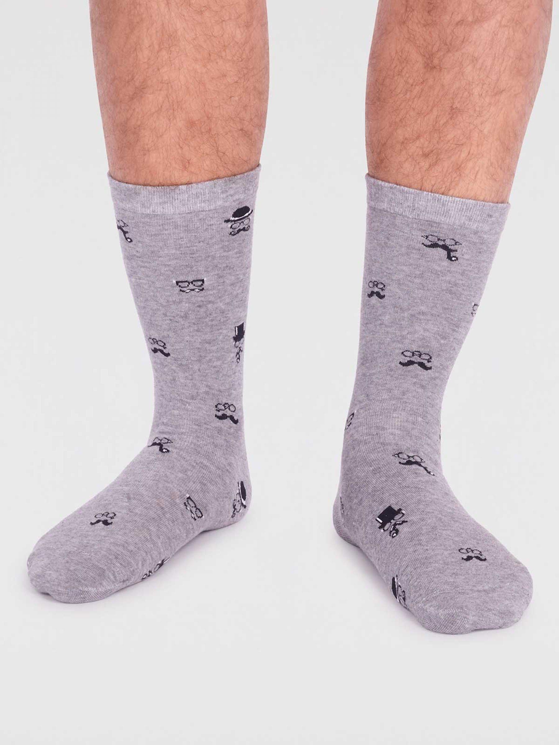 Jett Organic Cotton Smart Socks - Grey Marle