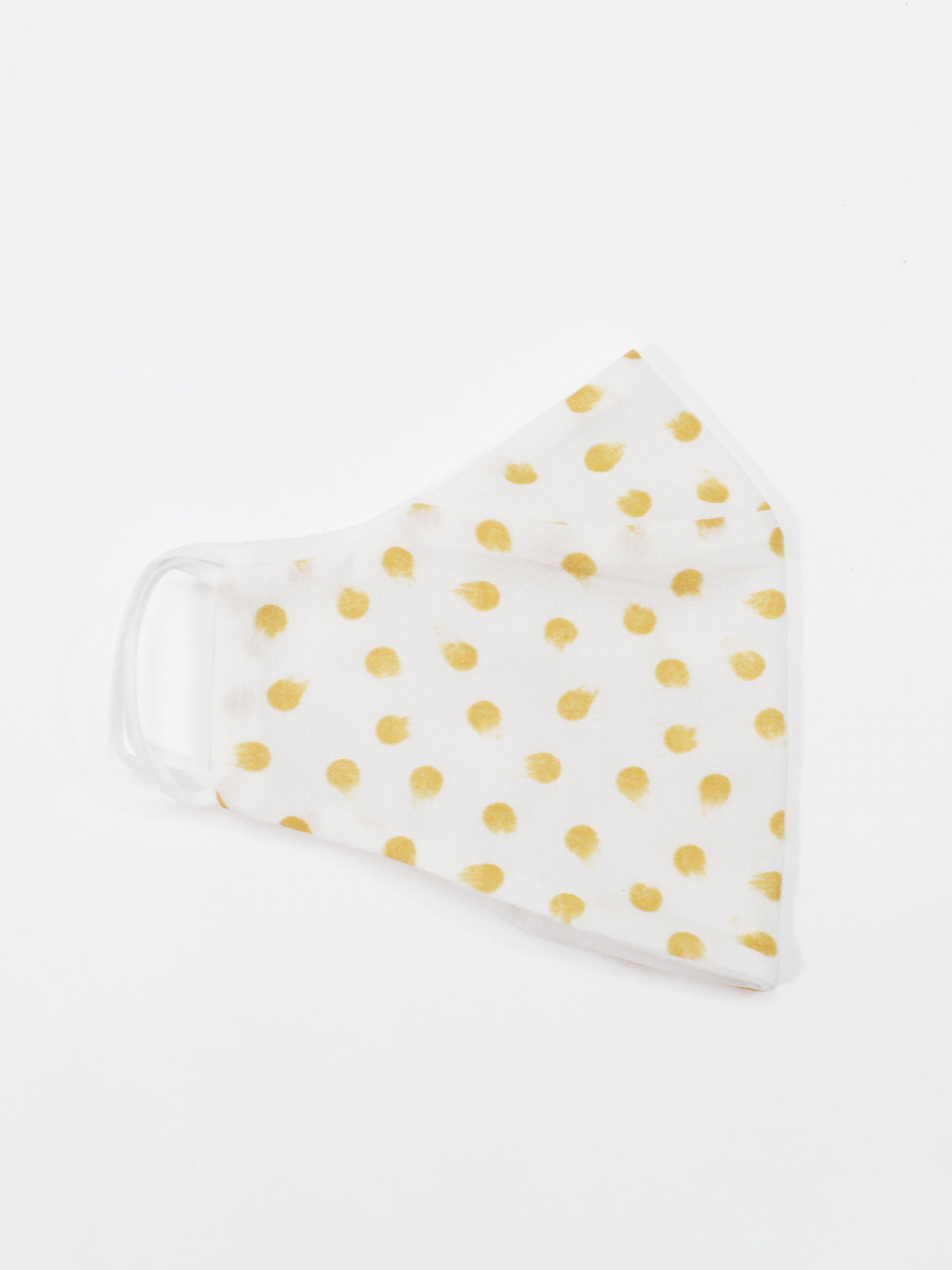 Organic Cotton Printed Face Mask - Sarita Yellow