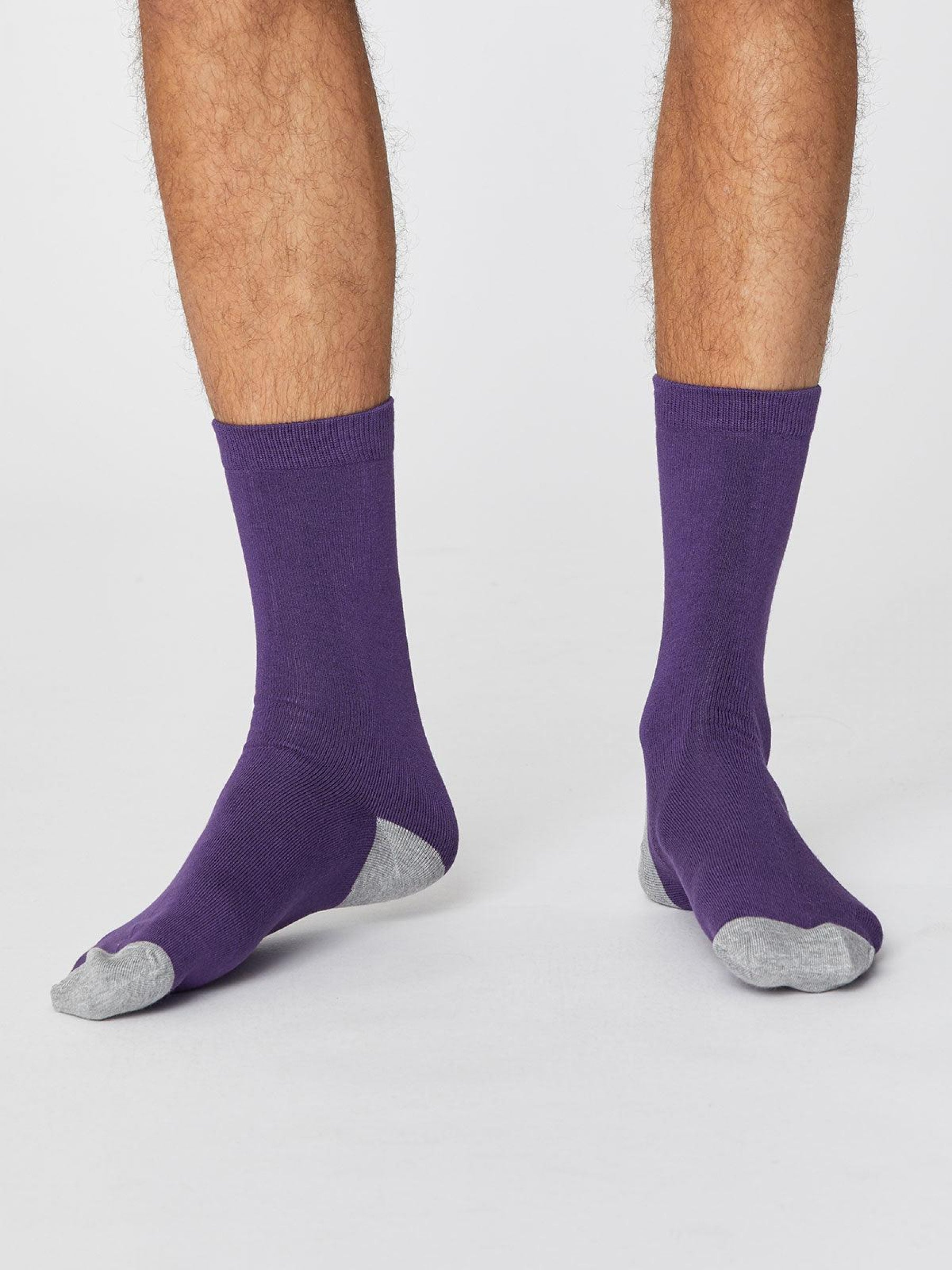 Solid Jack Socks - Purple