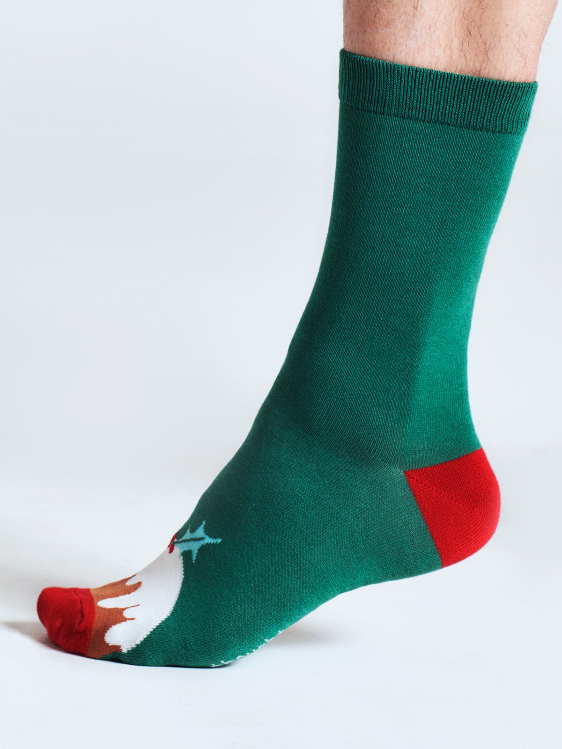 Nohea Christmas Pudding Bamboo Sock In A Bag - Multi