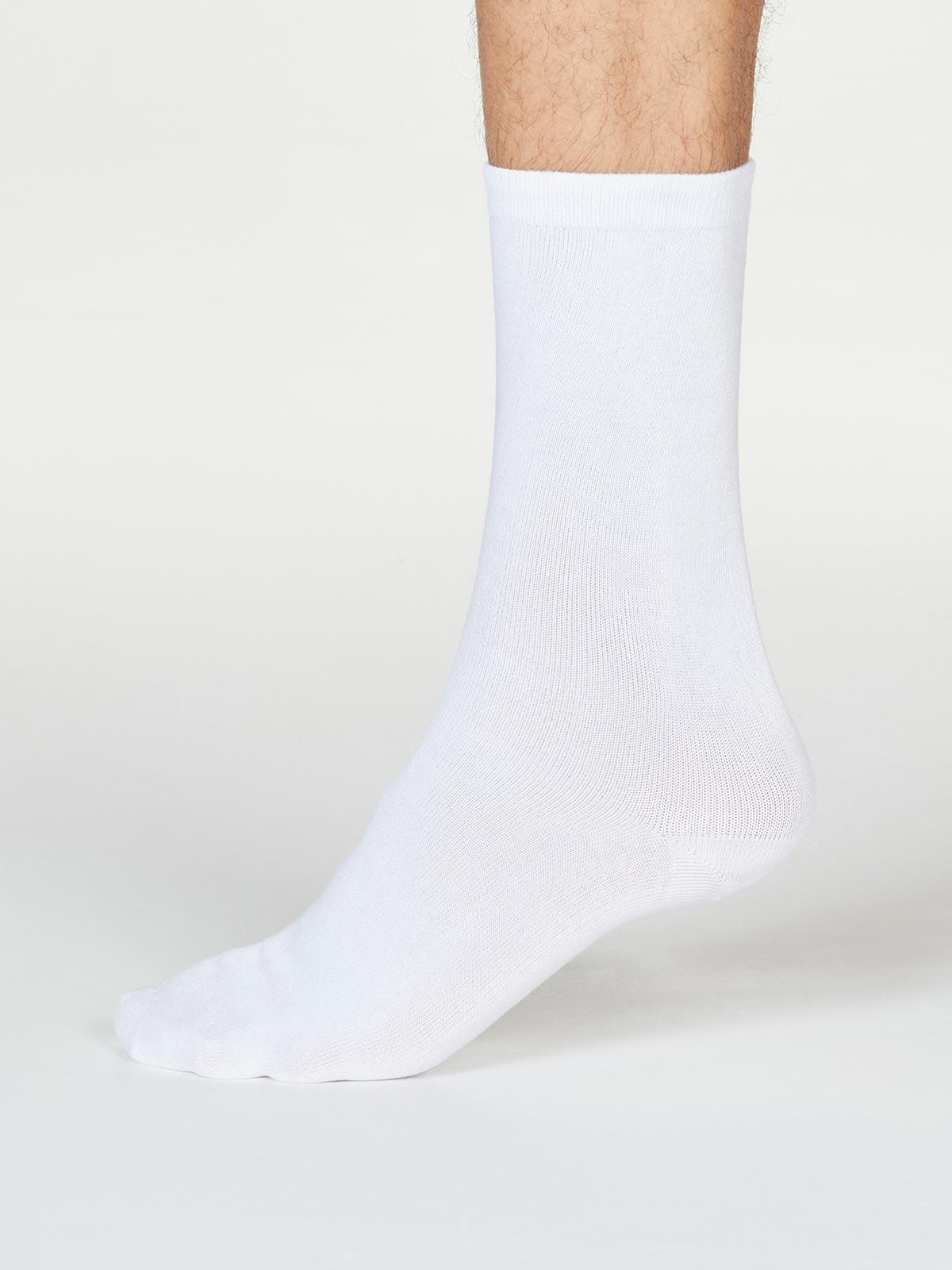 Jimmy Bamboo Organic Cotton Blend Plain Socks - Thought Clothing UK