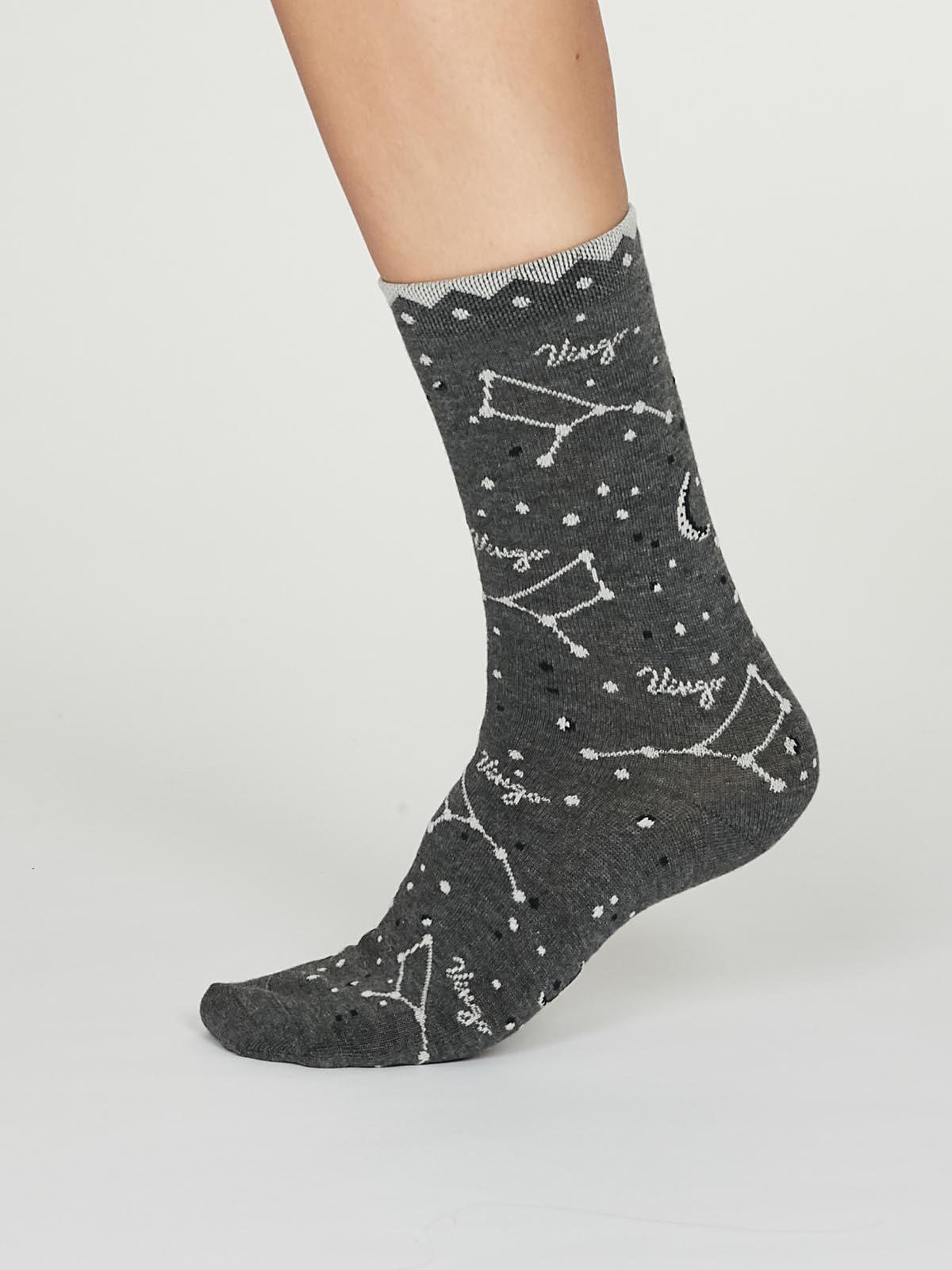 Zodiac Bamboo Organic Cotton Horoscope Star Sign Socks in Virgo