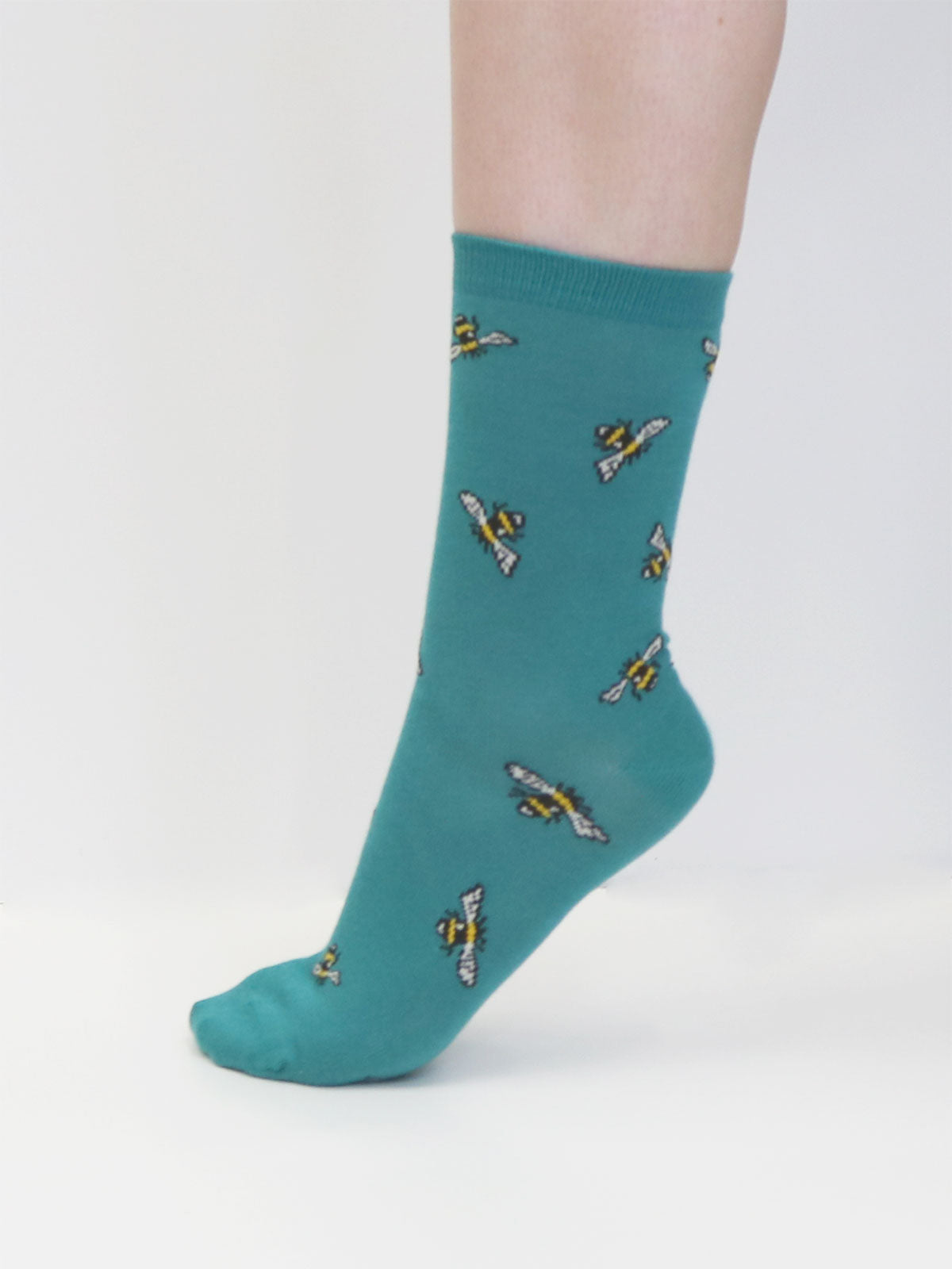 Lou Bee Socks - Peacock Green