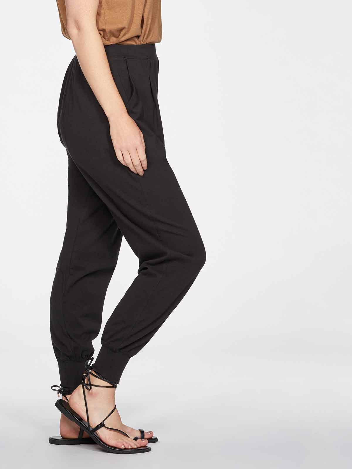 Silk jogger pants on sale womens