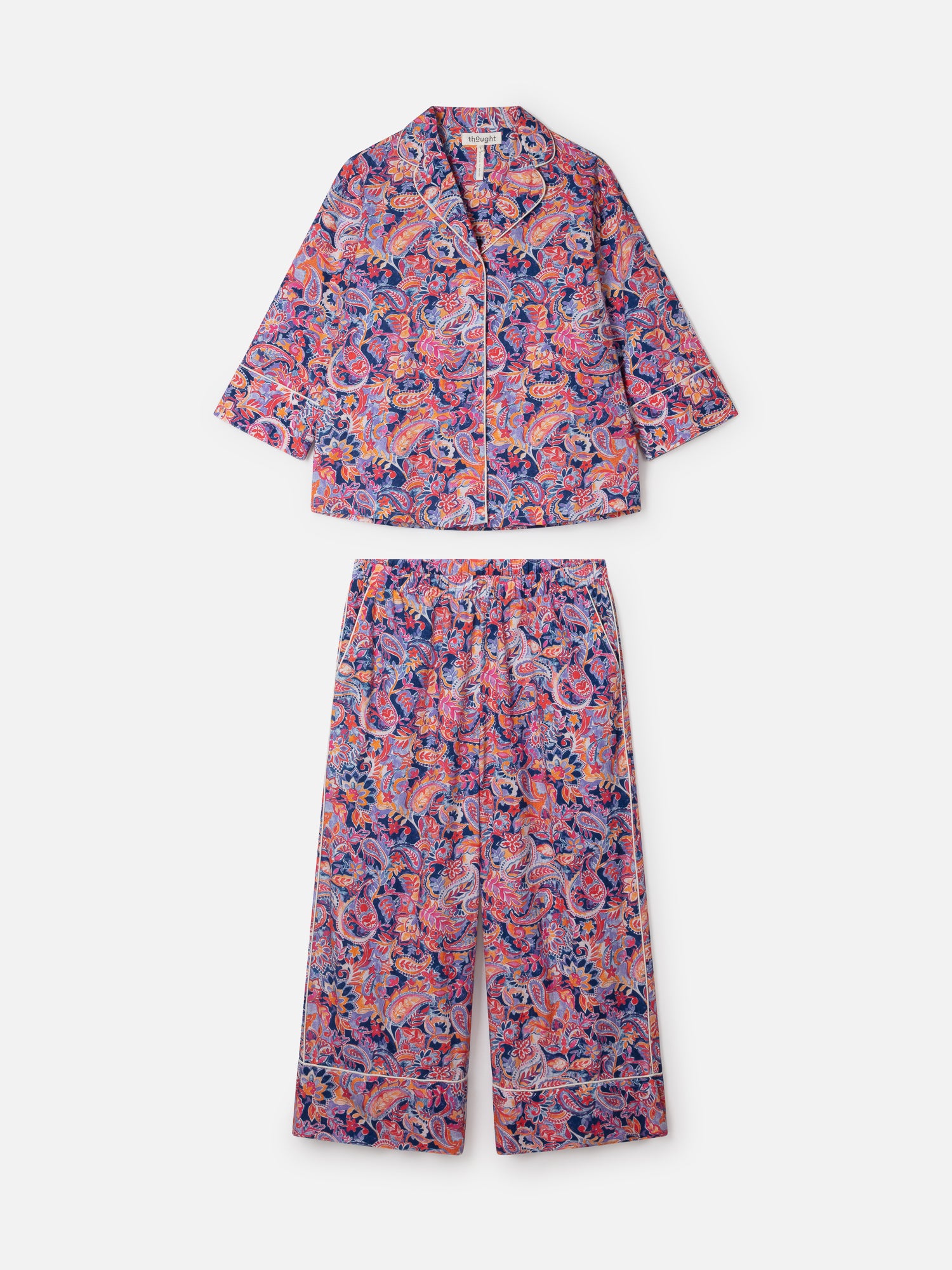 Adina Organic Cotton Pyjama Set In A Bag - Multi