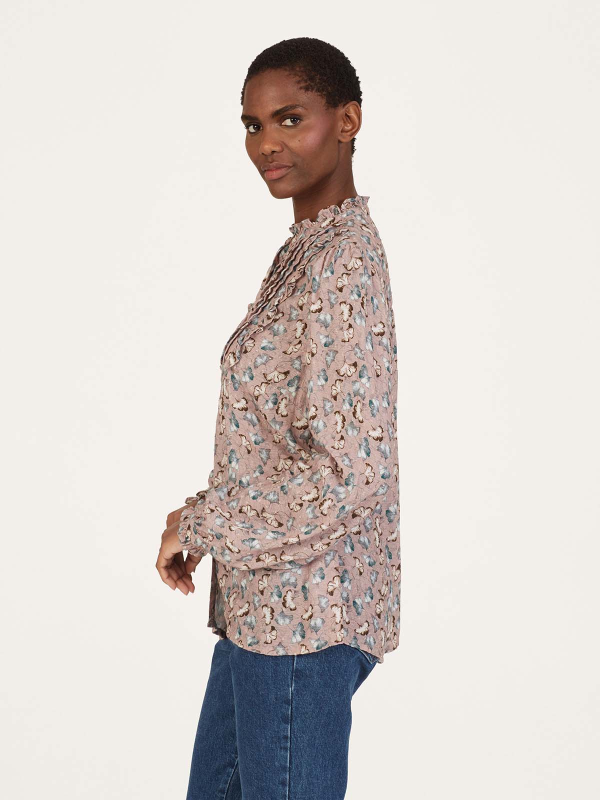 Arabella EcoVero™ Printed Blouse - Petal Pink