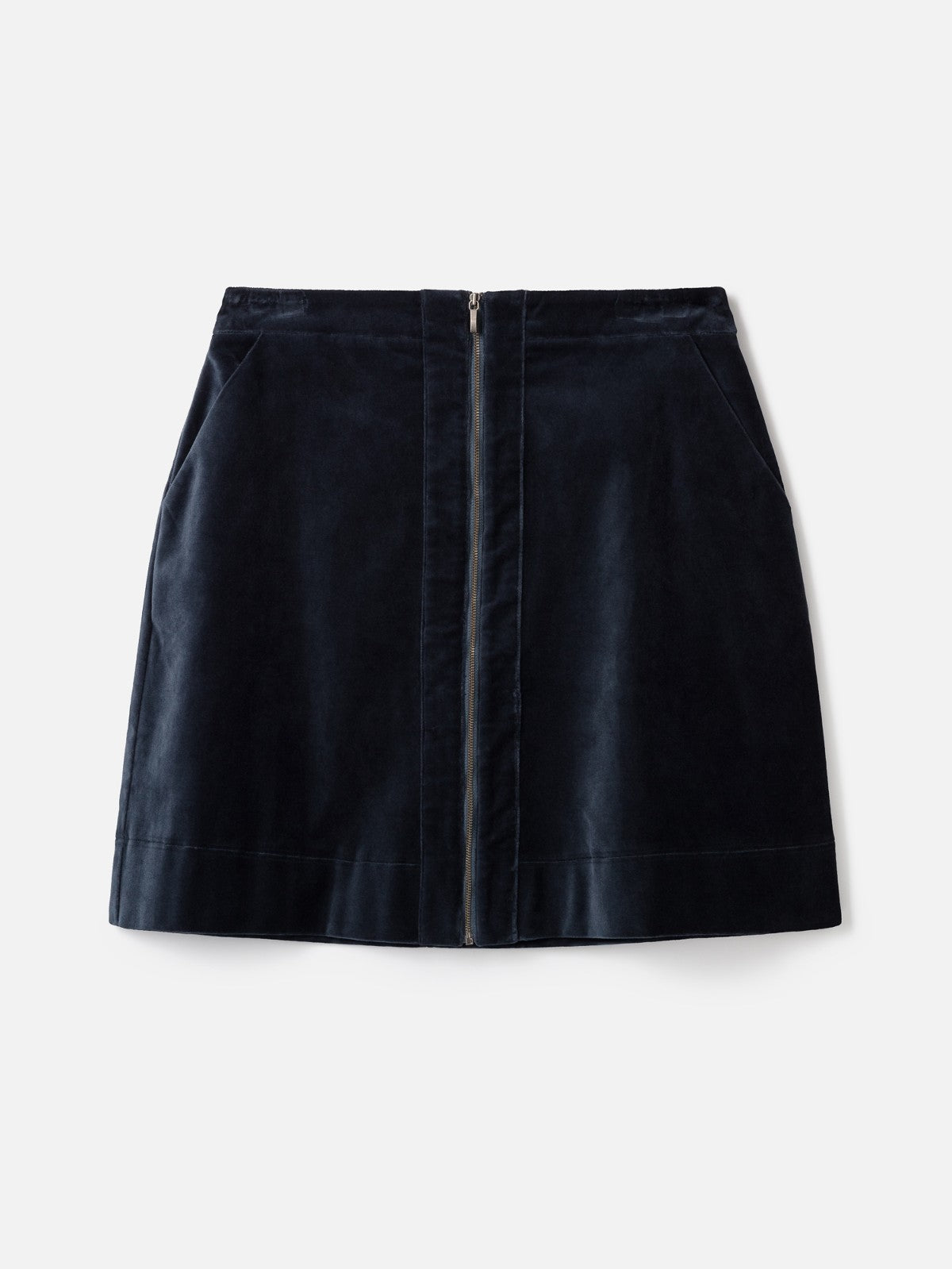 Black cotton velvet outlet skirt