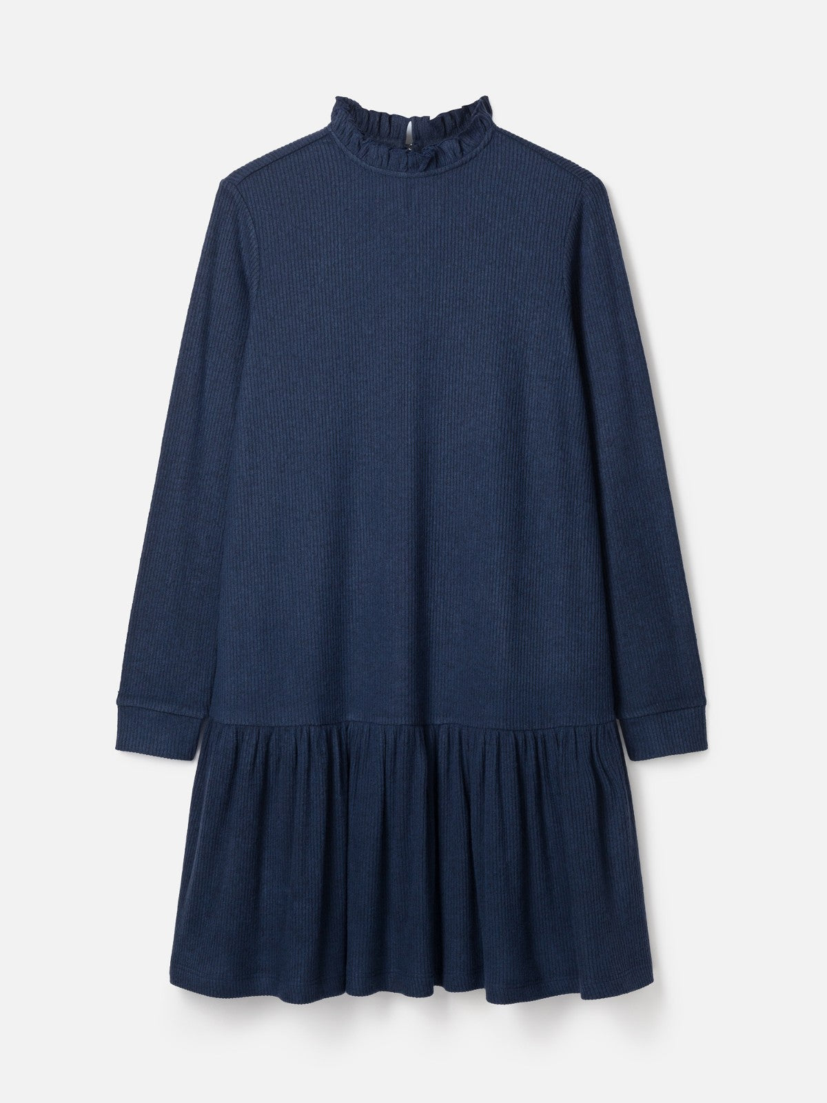 Tavia Organic Cotton Drop Waist Dress Navy