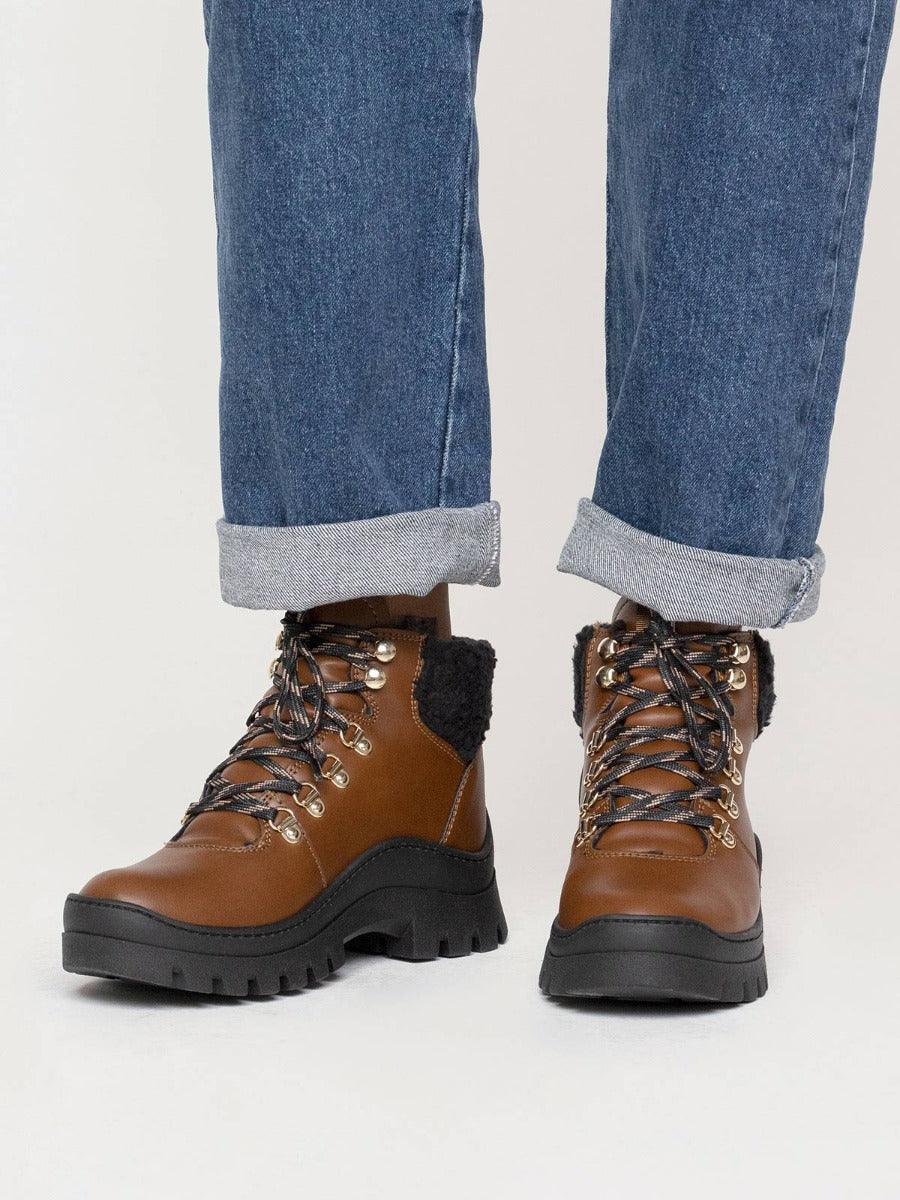 ALOHAS Danny Vegan Brown Boot Brown