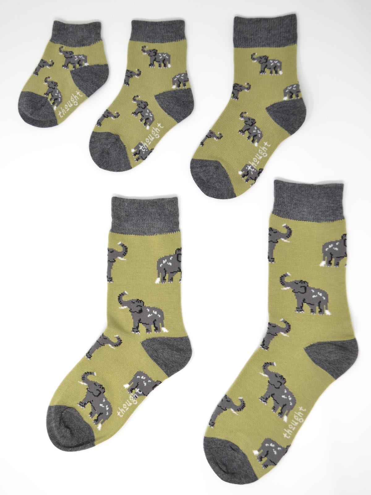 Zoological Bamboo Baby Safari Animal Socks Gift - Thought Clothing UK