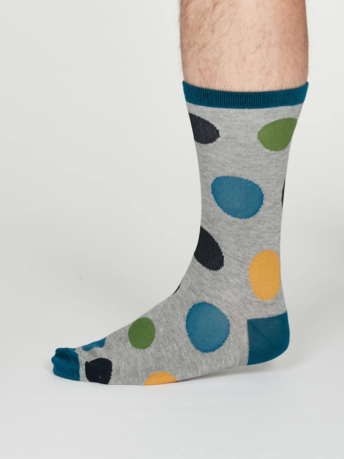 Newton Socks - Mid Grey Marle - Thought Clothing UK