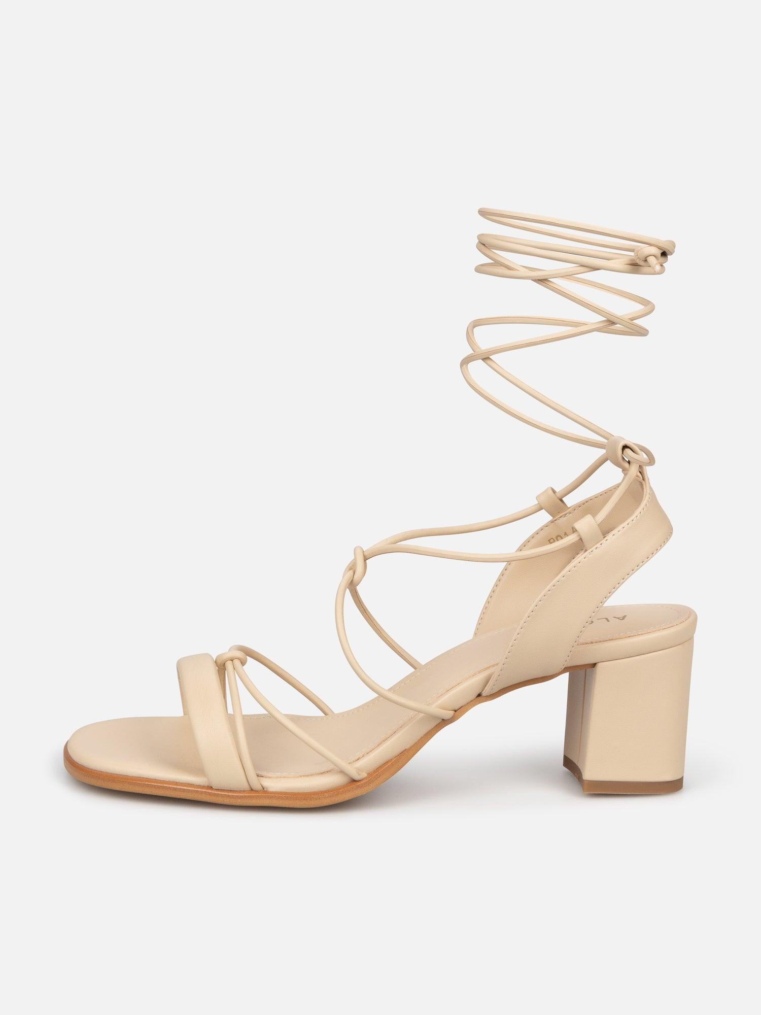 Alohas Sophie Corn Vegan Sand Strappy Sandals Corn